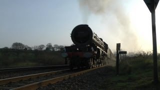 6201 roars up the Lickey Incline with 7752 amp 9600 banking [upl. by Billmyre696]