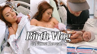 BIRTH VLOG  Rapid And Unforgettable Induced Labor amp Delivery Experience  NAME REVEAL [upl. by Argus]