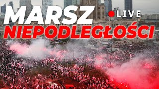 Marsz Niepodległości 11 listopada NA ŻYWO [upl. by Danielson]