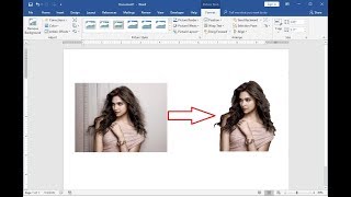 Super Easy Remove Picture Background in MS Word [upl. by Oria]