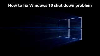 How to create a Windows 10 shutdownexe shut down fix [upl. by Amsirak83]