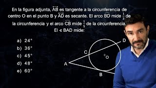 Miniclase de Geometría Teoremas de Tangente y Secante  Profe Mauro Quintana [upl. by Ailyn]