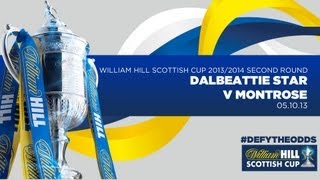 Dalbeattie Star 01 Montrose  William Hill Scottish Cup Second Round [upl. by Aikyt]