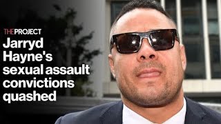 Jarryd Haynes sexual assault convictions quashed [upl. by Eanyl]