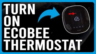 How To Turn On Ecobee Thermostat Steps On How To Set Up Ecobee Thermostat [upl. by Fugere40]