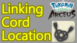 Pokemon Legends Arceus Linking Cord Locations Guide  How to get this evolution item [upl. by Enyak572]