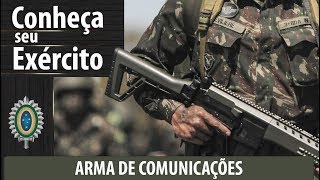 Qual a missão da Arma de Comunicações ConheçaSeuExército [upl. by Glenn]