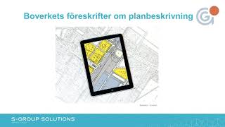 GEOSECMA Fysisk planering  stöd för Digital Planbeskrivning 2021 [upl. by Antonella]