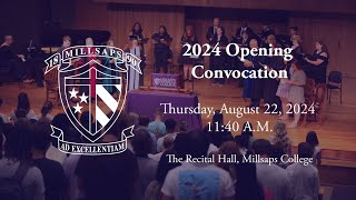 2024 Millsaps College Opening Convocation [upl. by Amleht499]