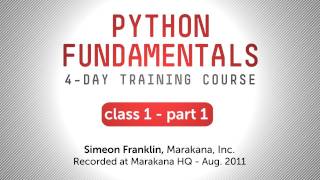 Python Training  Getting Started with Python [upl. by Hayn]