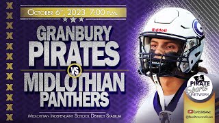 Granbury High School Varsity Football vs Midlothian High School [upl. by Teriann]