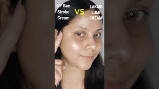 Lakme Lumi Cream Vs NY bae Strobe Cream Review shorts [upl. by Damiani]