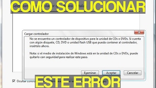 Como cargar drivers USB 30 a instalacion windows 7 en Motherboards de 6ta Gen [upl. by Ytsrik]