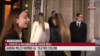 Presidencia de Javier Milei ahora rumbo al Teatro Colón [upl. by Etnoek]