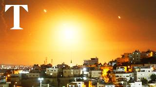 Iran launches missile attack on Jerusalem [upl. by Langer]