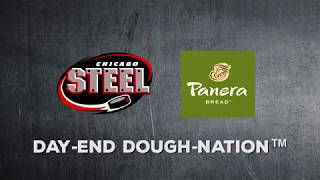 Chicago Steel Players Assist with Panera DayEnd DoughNation™ to Salvation Army [upl. by Adnah]