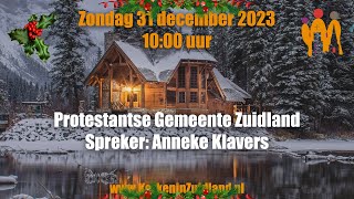 Livestream Eredienst Welkomkerk 31 december 2023 1000 [upl. by Deva]