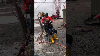 Worlds Most Dangerous Underwater Welding Job 🚢😱  weldiver  shortsvideo shorts [upl. by Sivrad96]