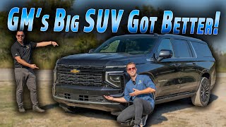 2025 Chevrolet Tahoe amp Suburban Quick Review  Chevys Biggest Got Better [upl. by Mor]