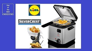 SilverCrest Mini Deep Fat Fryer with Fondue SFM 850 A2 UNBOXING Lidl 850 W 190 C [upl. by Ettelra]