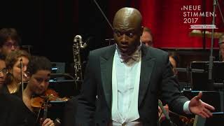 NEUE STIMMEN 2017  Semifinal Martin Mkhize sings quotVotre toast je peux vous le rendrequot Carmen [upl. by Ahsak]