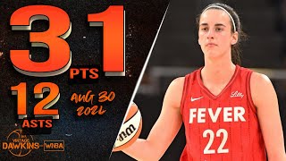 Caitlin Clark Puts On a Show With 31 Pts x 12 Asts vs Sky 🔥🔥  August 30 2024 [upl. by Gratianna87]