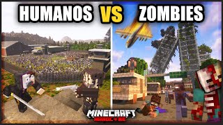 100 jugadores SIMULAN un APOCALIPSIS ZOMBIE en Minecraft Hardcore  Como una PELÍCULA [upl. by Lebatsirhc930]