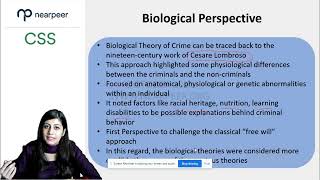 Criminology Lecture No 5 CSSPMS [upl. by Aubin]