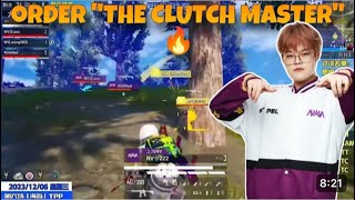 NV Order Cant Stop Clutch 😱ORDER Is In Fire 🔥SCRIMS HIGHLIGHTS PUBG [upl. by Amir591]