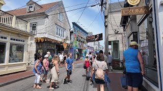 Walking Cape Cod  Provincetown Commercial Street amp Pier [upl. by Verne]