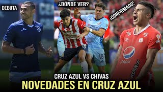 ¿Debut de Giakoumakis y Andrés Montaño con Cruz Azul Copa Por La Paz ¿Dónde ver  Liga MX [upl. by Ettenna325]