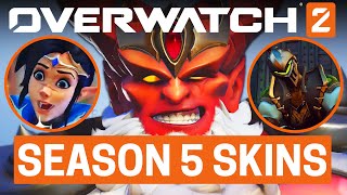 Overwatch 2 Season 5 Skins  New Mythic Progression [upl. by Rudolf208]