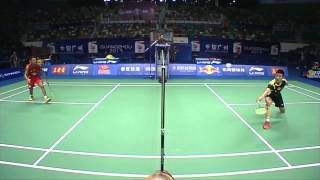 QF  MS  Lin Dan vs Chen Long  2013 BWF World Championships [upl. by Haelak]