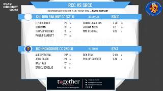 Richmondshire CC 2nd XI v Shildon Railway CC 1st XI [upl. by Berkeley430]