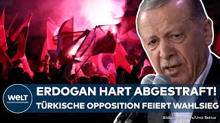 SCHOCK FÜR ERDOGAN FrustWahl in der Türkei Zerknirschter Präsident gesteht herbe Niederlage ein [upl. by Anirazc]