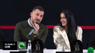 Top Channel“5 herë jo” me Borën dhe Donaldin Konferenca prezantuese në prag të premierës së filmit [upl. by Scheider]