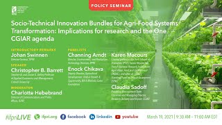 SocioTechnical Innovation Bundles for AgriFood Systems Transformation [upl. by Inava]