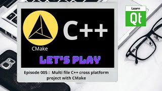 CMakeEpisode 005  Multi file C Project With CMake  WindowsLinux  CMake Starts Here [upl. by Alliuqet171]