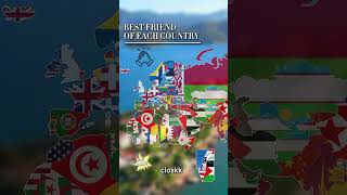 Best friend of each country mapchart worldmap mapper worldgeography map worldmapping [upl. by Pepin]