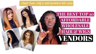 FREE HAIR VENDOR LIST  Affordable wholesale wig vendors [upl. by Elleb]