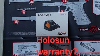 Holosun 407c sent in for warrant did they fix it 😒 🤔 edc glock gun homedefense shtf prepper [upl. by Phineas]