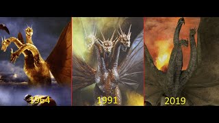 King Ghidorah Real Evolution 19642021 [upl. by Aniretac352]