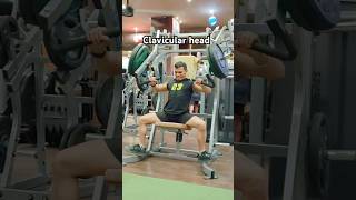 clavicular head inclined chest press exercises gonaturalfit youtube shorts [upl. by Leunas496]