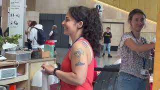 Jerry Lee Lewis Piano Party  At Glasgow Railway Station [upl. by Dam]