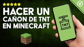 Cómo HACER un CAÑÓN de TNT en Minecraft  ¡Explosiones Épicas [upl. by Yrollam982]