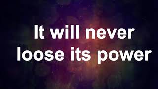 Cece Winans The blood will never loose its power because He lives Lyric Video [upl. by Hobey]