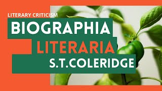 Biographia Literaria by STColeridge  Literary Criticism  Summary in Tamil [upl. by Weikert]