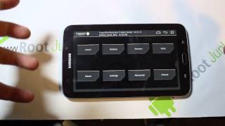 Samsung Galaxy Tab 3 TWRP recovery and root [upl. by Hcurab]