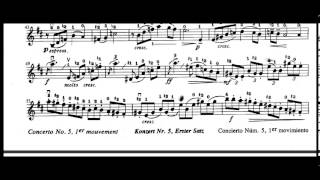 Concerto No 5 1st Movement F Seitz [upl. by Innis778]