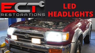 500 Brighter Headlight Upgrade For The 2012  2015 Tacoma  Morimoto XB Hybrid LED Headlights [upl. by Atiran520]